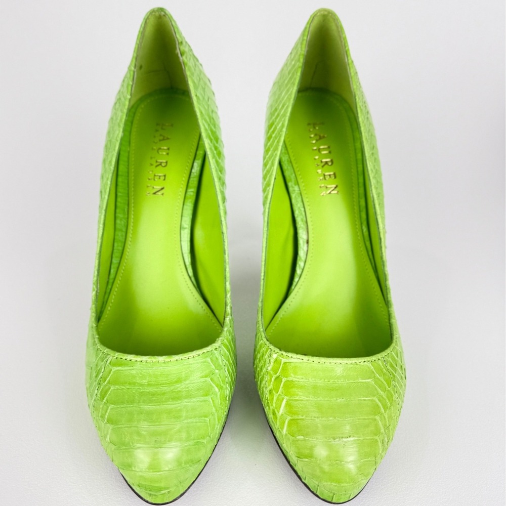 Lauren Ralph Lauren Lime Green Pointed Toe